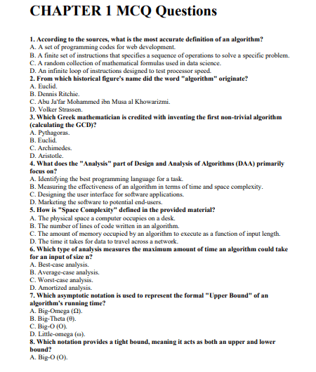 Design and Analysis of Algorithms - Image 5