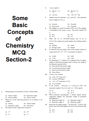 Some Basic Concepts of Chemistry (Class 11) - Image 4