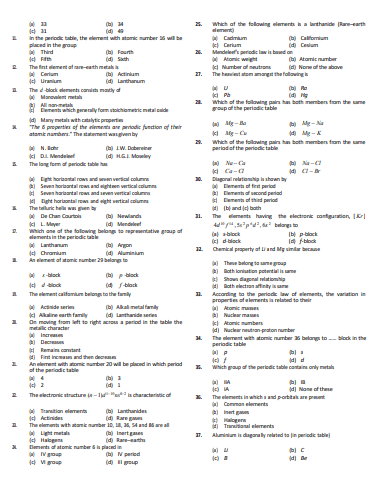 Classification of Elements and Periodicity in Properties (Class 11) - Image 4