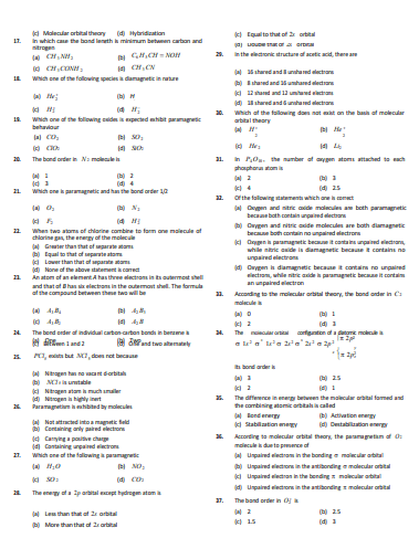 Chemical Bonding and Molecular Structure (Class 11) - Image 4