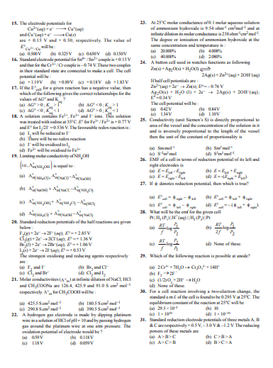 Electrochemistry (Class 12) - Image 5