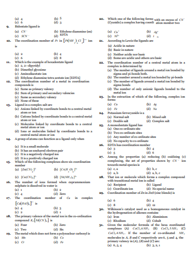 Coordination Compounds (Class 12) - Image 4