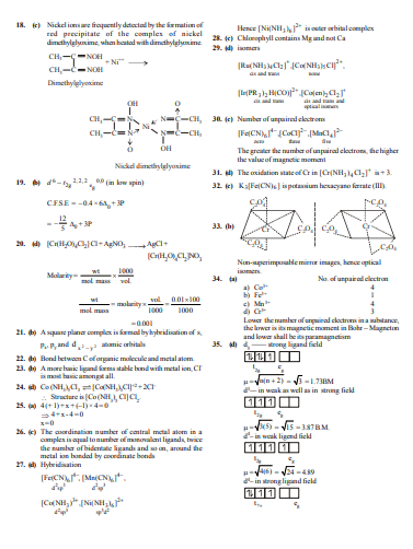 Coordination Compounds (Class 12) - Image 5
