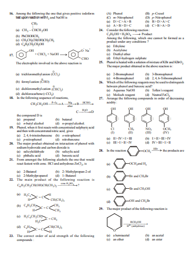 Alcohols, Phenols and Ethers (Class 12) - Image 5