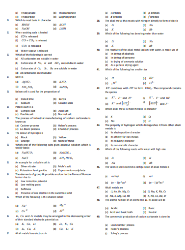 s- Block Elements (Class 11) - Image 4